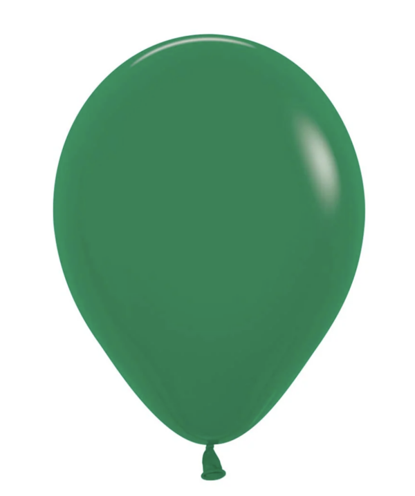 forest green balloons